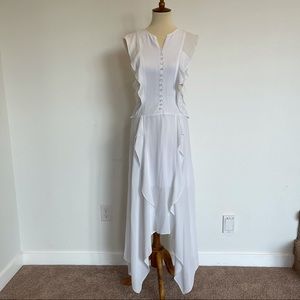 White maxi dress sleeveless
